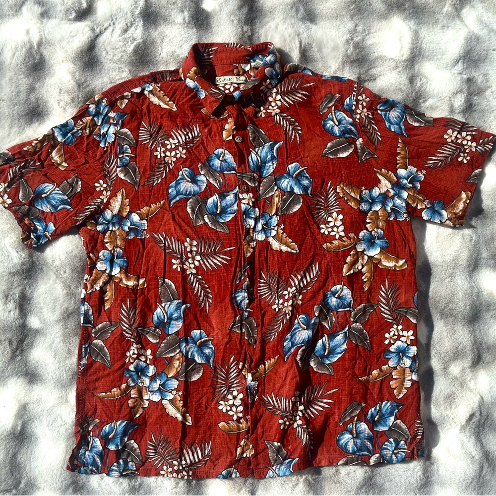 Vintage batik bay Floral button🦦